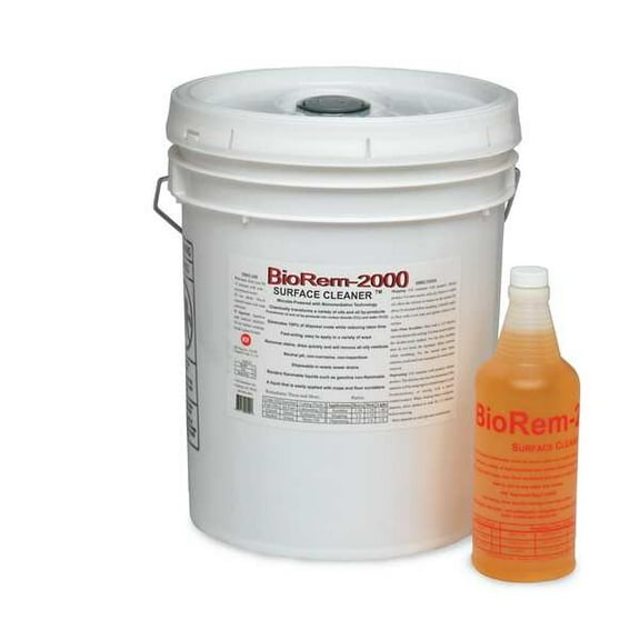 Biorem-2000 Cleaner/Degreaser, Pail, 5 gal, Bland 8008-005