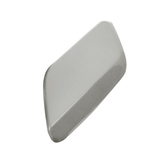 39802681 Front Left Headlight Washer Spray Nozzle Cover for Volvo S60 V60 2011-2013 Headlamp Cleaning Cap Silver Tone