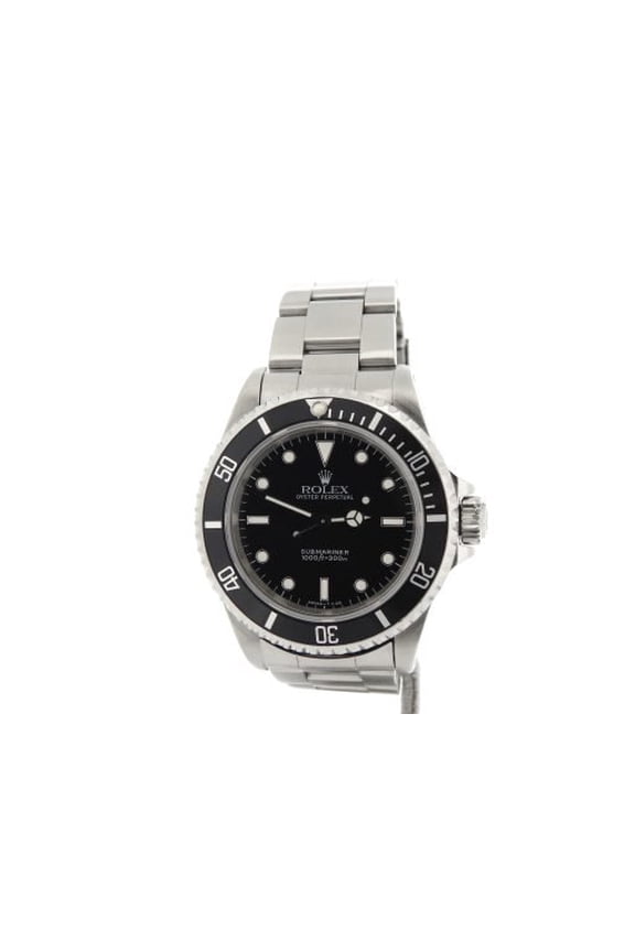 Pre-Owned Mens Rolex Stainless Steel Submariner Black 14060