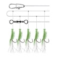 thumbnail image 1 of EeaseMX Anzuelo luminoso de 3 cuerdas para camarones, señuelo de pesca, anzuelo, señuelo, gusano, señuelo falso (n.° 6), 1 of 8