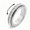 Silver, variant on 5MM Rotating Eternity Ring with Sparkling Cubic Zirconia, Full Circle Rhinestone Fashion Ring for Women Men, Wedding Anniversary Birthday Gift Jewelry