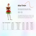 thumbnail image 7 of Aislor Girls Christmas Costume Fly Sleeves Ballet Dance Tutu Dress Stage Performance Brown 8, 7 of 7