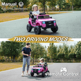 thumbnail image 3 of JoyWheels TOYOTA 50W Ride On Toy Cars,12V Powered Ride on Truck With Remote Control,3mph,Pink, 3 of 9