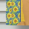 thumbnail image 4 of Summer Sunflowers Gold Golden Retriever Flag Canvas House Size, 4 of 5