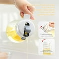 thumbnail image 3 of KKFEN-Auto Flip Olive Oil Dispenser Bottle - 12oz Clear Glass With Scale for Kitchen - Cruet, 3 of 4