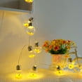 thumbnail image 2 of CNKOO Led String Lights Mini Fairy Lamp Waterproof Sunflower Plastic Battery Powered Outdoor Garden Decoration Cloth Bulbs, 2 of 11