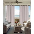 thumbnail image 4 of Farmhouse Pink White Striped Blackout Curtains 96 Inches Long for Bedroom, Modern Stripes Thermal Insulated Room Darkening Black Out Window Curtain Panels Grommet Drapes for Living Room, 4 of 8