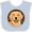 Blue and White, variant on Inktastic Golden Retriever Dog Boys or Girls Baby Bib