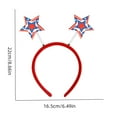 thumbnail image 3 of JMKQLZ 4th of July Patriotic Headband,American Flag Headbands for Women,4th of July Accessories for Independence Day,Memorial Day,Veterans Day Honoring,Themed Party Favors, 3 of 6