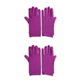 thumbnail image 1 of Youkk Spandex Gants Femmes Porte à la Main Élastique Réglable Multifonction Cosplay Confortable Vêtements Soie Conduite Ornements Rouge Violet 2Set, 1 of 6