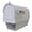 White, variant on Berkshire Curbside Mailbox with Paper Tube - Mocha