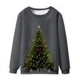thumbnail image 1 of Sudaderas sin capucha para hombre, estilo casual, a la moda, con cuello redondo, estampado, de manga larga, blusas de manga larga y cuello redondo, blusas de poliéster para hombre, 1 of 4