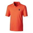 thumbnail image 2 of Men's Cutter & Buck Orange Virginia Cavaliers Vintage Forge Pencil Stripe Stretch Polo, 2 of 3