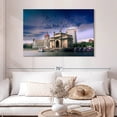 thumbnail image 2 of Elephant Stock Birds Over Gateway Of India Wall Art - Horizontal Canvas Wall Art - Living Room Wall Decor - Places Canvas - Blue And Gray Decor - 48" x 32", 2 of 8