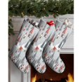 thumbnail image 3 of 3 Pcs Christmas Stockings,Gray Christmas Gnome Village Pattern Stockings Christmas,14.8'' Xmas Stockings,Christmas Party Favors,Christmas Party Decorations,Christmas Stockings Personalized, 3 of 5