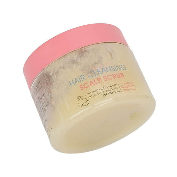 Hair Wash Scalp Scrub, Sea Salt Refreshing Oil Control Exfoliating Shine Clarifying Scalp Scrub Cider for Men Women for Oily Scrub