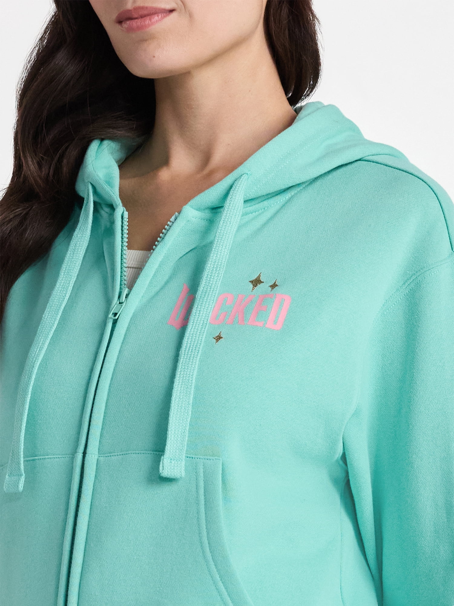 Wicked, Junior's Graphic Hoodie, Icons, Sizes XXS-XXL