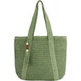 thumbnail image 1 of LHSHID Straw Beach Tote Bag for Women,Raffia Woven Shoulder Handbags for Summer Vacation, 1 of 6