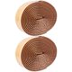thumbnail image 1 of 2pcs Self-Adhesive Wall Paper 3D Wall Sticker Waist Line Wall Decals Wall Border Sticker for Home Bedroom Living Room (Copper), 1 of 3