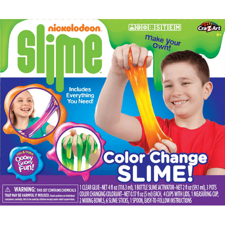 Nickelodeon Color Change Slime Kit by Cra-Z-Art (Best Way To Color Slime)