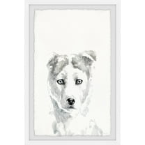 Parvez Taj White as Snow Framed Wall Art