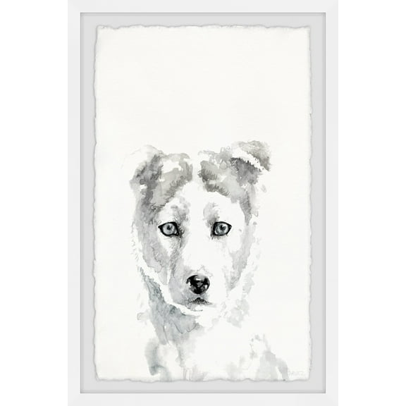 Parvez Taj White as Snow Framed Wall Art