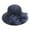 Navy, variant on AWZXDE Women Fascinator Cap British Style Dress Hat for Wedding Bridal Tea Party Summer Hats for Women Hot Pink