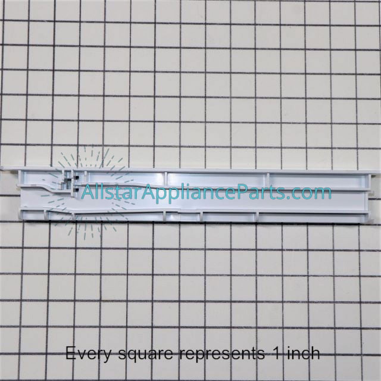 Whirlpool Refrigerator Center Drawer Slide Rail WPW10326469