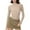 Khaki, variant on Women's Slim Fit Turtleneck Sweater, Lightweight Knit Pullover, Fall Winter Casual Top, Ribbed Knit Shirt, Everyday Basic Sweater, Cozy Crewneck Sweater Beige L