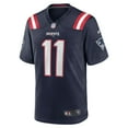 thumbnail image 2 of Men's Nike Tyquan Thornton Navy New England Patriots Game Player Jersey, 2 of 4