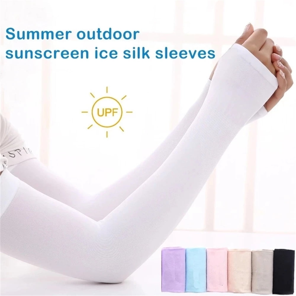 2Pcs Arm Sleeves Warmers Sports Sleeve Sun UV Protection Hand Cover Cooling  Warmer Running Fishing Cycling Ski mangas para brazo