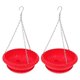 thumbnail image 1 of Red Plastic Hanging Flowerpot for Storage Made of Sturdy and Durable Moderate Size, 1 of 4