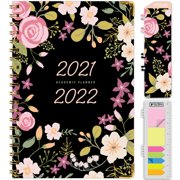 2021-2022 - Hardcover Planner - BLACK FLORAL