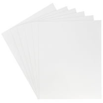 JAM Paper Glossy Two Pocket Folders, White, 6 per Pack