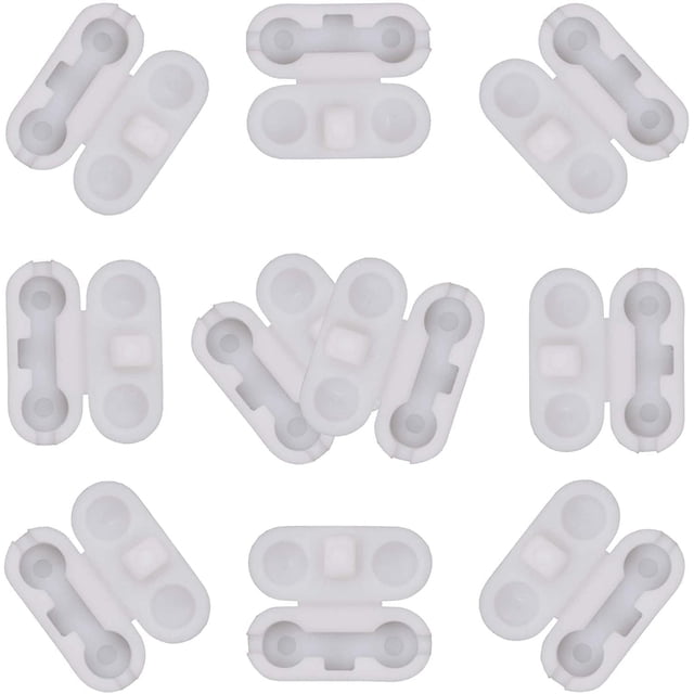 10Pcs White Plastic Chain Connector for Beaded Chain for Roller Shades and Vertical Blinds Pack of 10 Chain Not Included Blinds and Shades Accessories