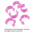 thumbnail image 2 of Tssuoun 40Pcs Silicone Elastic Sewing Bobbin Clips Reusable Thread Spool Clamps Holder Quilting Sewing Accessories Random Color, 2 of 8