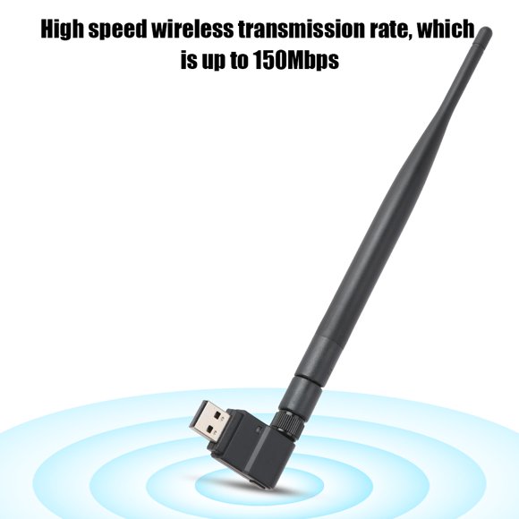 Card 150M USB WiFi Wireless LAN Card for Desktop Laptop with High Gain Antenna