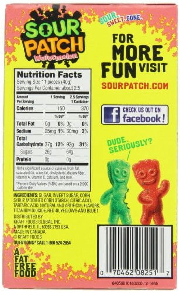 Sour Patch Kids Candy Watermelon, 3.5-Ounce Box(Pack of 12)(Packaging May Vary)