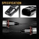 thumbnail image 5 of LED Angel Eye Headlights Kit for Models - Halogen Replacement Marker Lights, 5 of 5