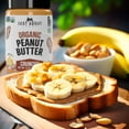 thumbnail image 3 of Just About Foods Organic Keto Crunchy Peanut Butter, 1 lb, Gluten-Free, No Sugar Added, 3 of 8
