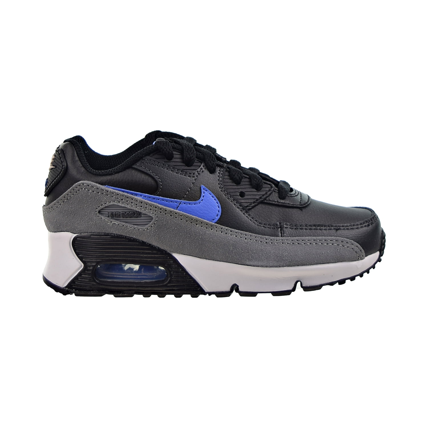 Turismo fusible corrupción Nike Air Max 90 LTR (PS) Little Kids' Shoes Black-Medium Blue-Smoke Grey  cd6867-018 - Walmart.com