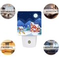 thumbnail image 4 of Mountain Night Light Plug in LED Lamp Automatic Sensor Night Lights Plug into Wall Natural Fresh Green Forest in Spring Bedroom Bright Decor Square Dim ATTOE s for Kids Children Girl Adult, 4 of 4