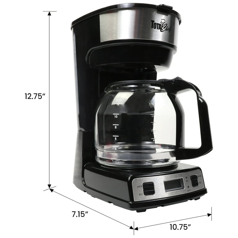 Coffeemaker ブラック・シルバー 約12カップ Coffeemaker ブラック・シルバー 約12カップ Coffeemaker ブラック