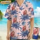 thumbnail image 3 of Camisas con estampado floral de hojas de palma y aguacate para hombre, ropa personalizada, camisa hawaiana para playa, ropa de fiesta, blusas casuales, 3 of 4