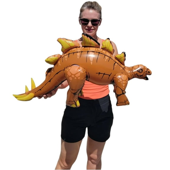 Colorful Dinosaur Inflate (About 24") Stegosaurus