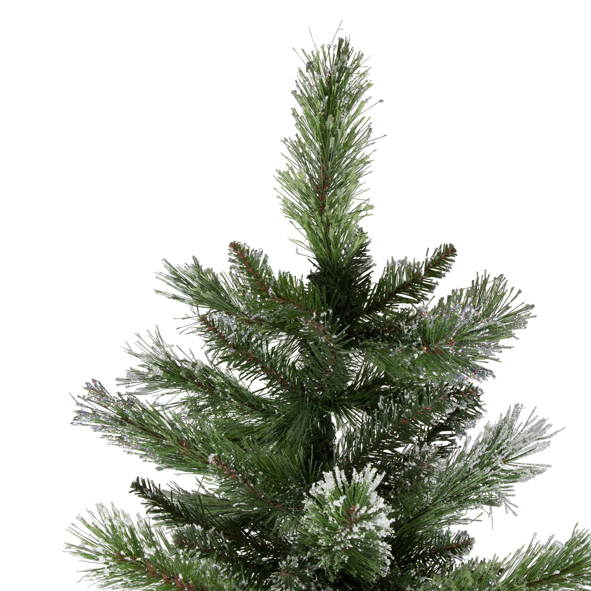 Snowy Mixed Montana Pine Artificial Christmas Tree - 6' - Unlit