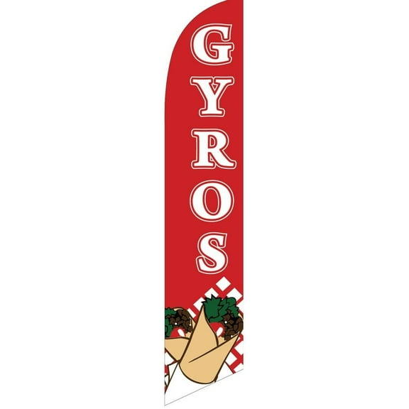 Gyros Feather Banner Swooper Flag, Replacement Flag