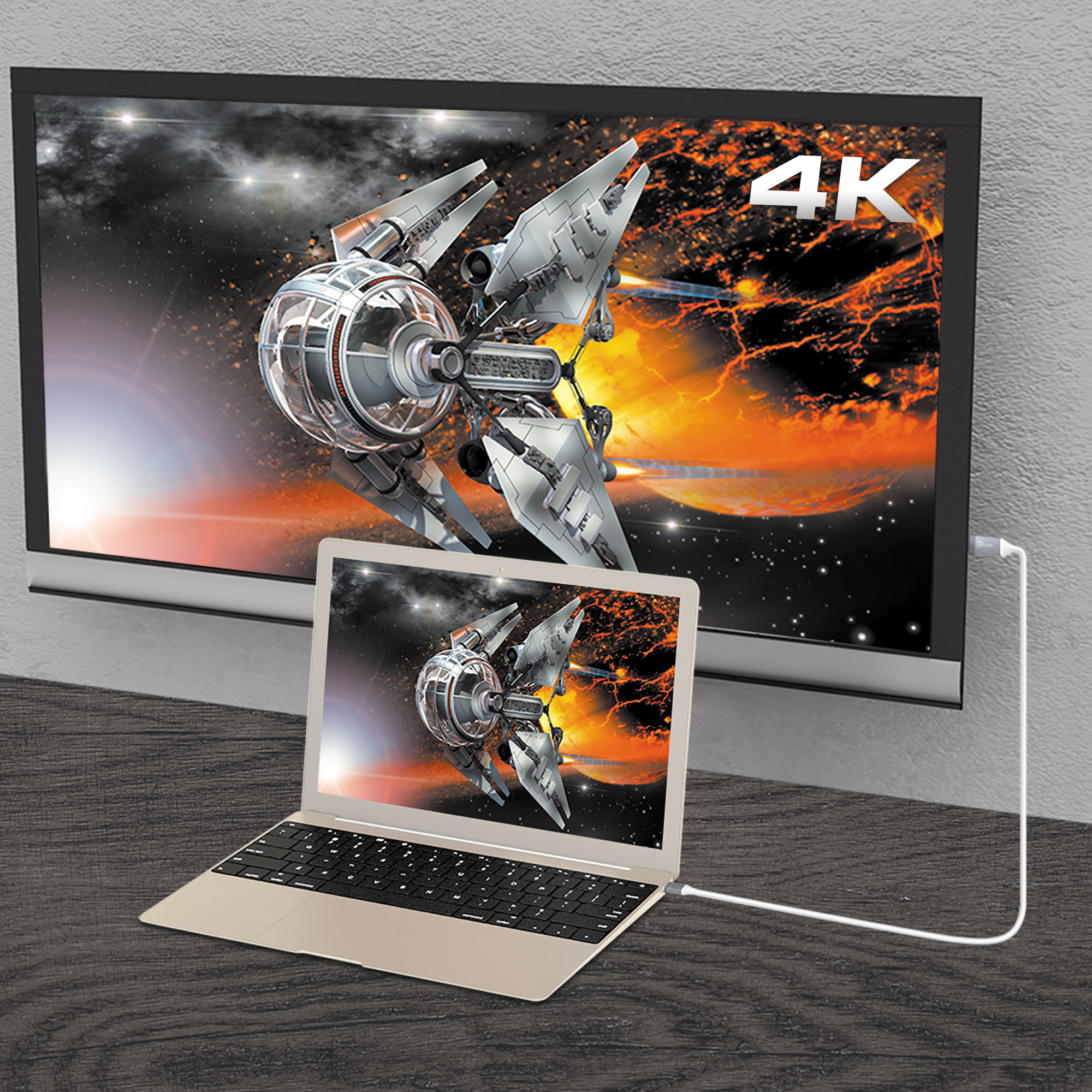 j5create USB-C to 4K HDMI Cable, 6 Feet photo 7