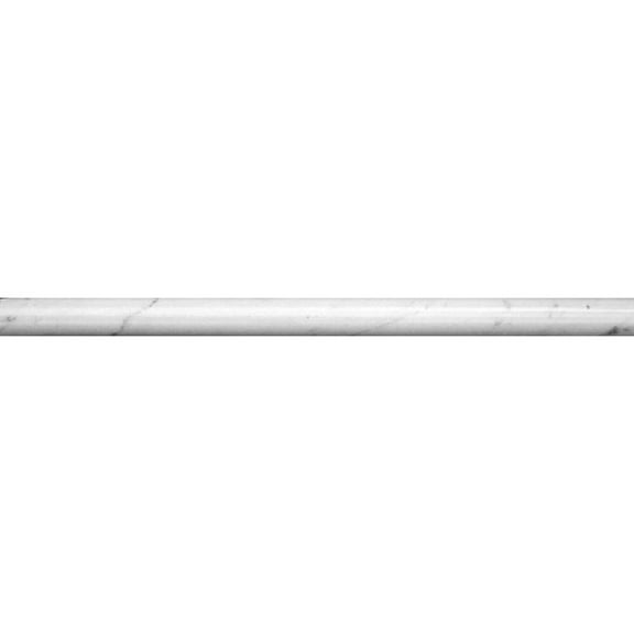 Apollo Tile 10 pack 0.6-in W x 12-in L Marble Polished Pencil Liner Tile Trim (0.5 Sq ft/case)