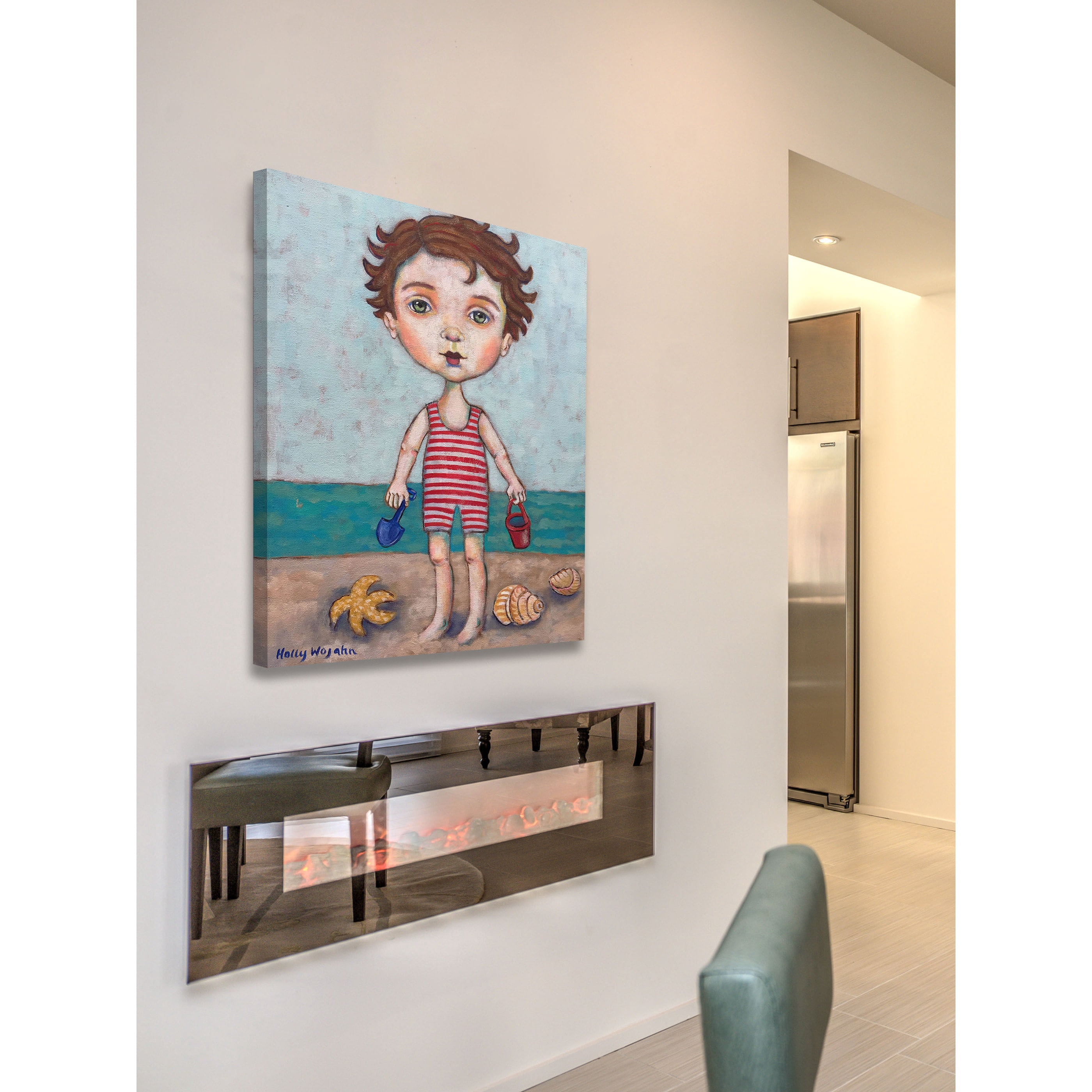 "Ready to Play" Painting Print on Wrapped Canvas